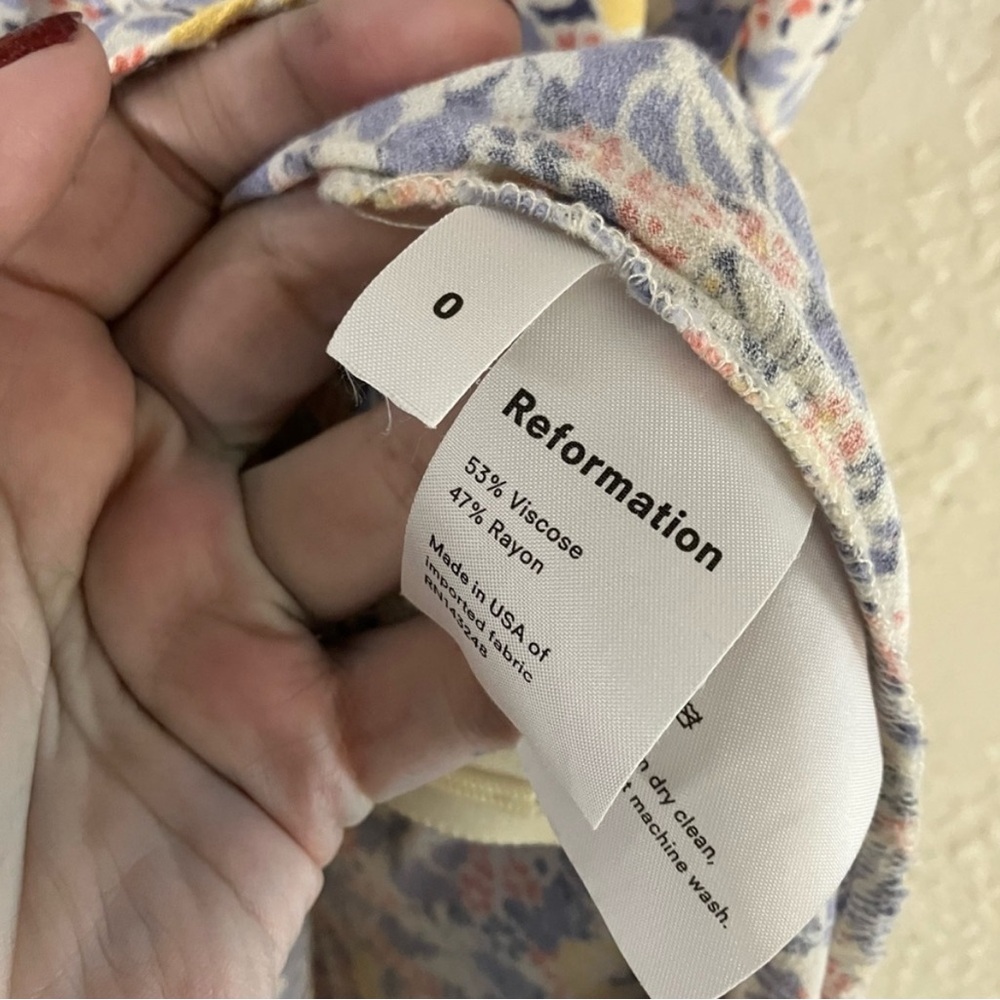 Reformation Elio Floral  Mini Dress - Picture 12 of 12